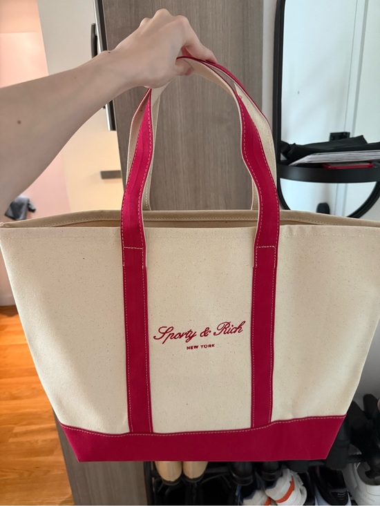 Sporty & Rich Handbags - NWT Sporty and Rich Canvas Tote